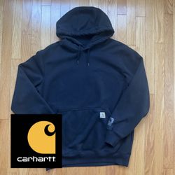 Medium - Carhartt 13 Ounce HeavyWeight Paxton Rain Defender Hoodie Water Resistant