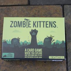 Zombie Kittens Card Game By Exploding Kitten 