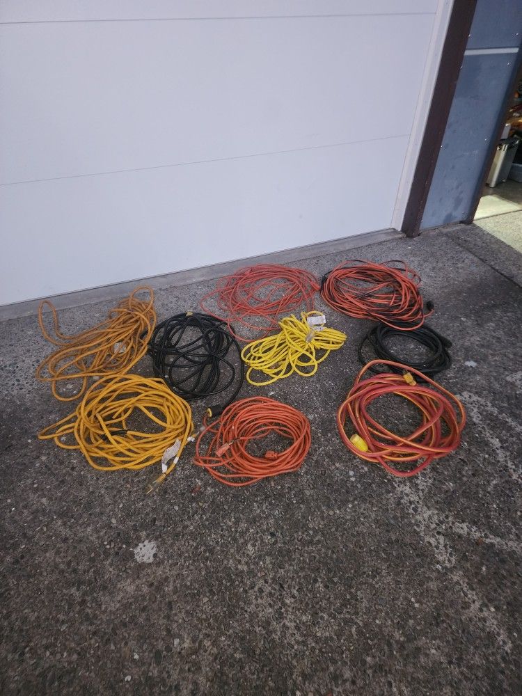 Electric extension cord of different lengths from 25 to 100 fit