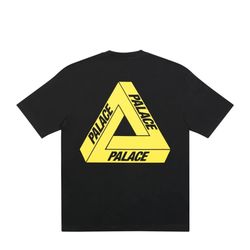 Palace Tri To Help Tshirt Medium Black Yellow Ds New Authentic