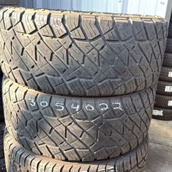 305/40R22 Good Used Tires Pair For 140 Installed Balance 