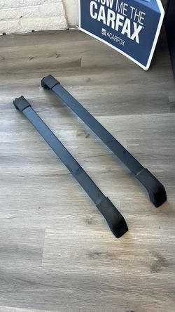 Black Roof Rack Cross Bars Set of 2