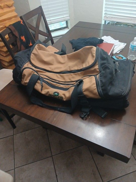 red head duffle bag large With Wheels $5 SUPERSALE