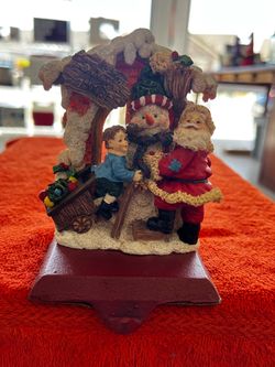 Santa's House Christmas Stocking Holder