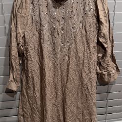 Women Large Size Lelan Dress 2 Pieces 