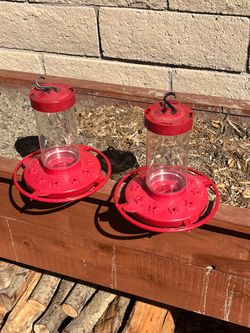 Hummingbird feeders