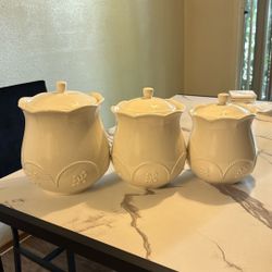 Princess Porcelain Jars With Lids