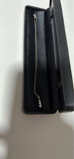 Cadena 14k italiana and diamante blanco