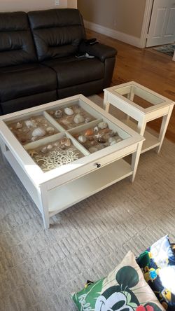 Coffee table with matching end table