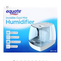 Equate EQ2109-UL Invisible Cool Mist Humidifier, 1.1 Gallon
