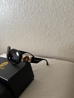 Versace Black & Gold Sunglasses