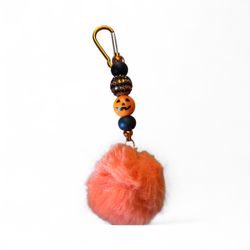 Handmade Beaded Halloween Purse Charms/Keychain