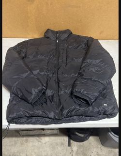 Vans Black Puffer, Jacket Size Large