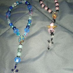 Car Rosaries Price Range From $10-$25 Depending On Size Traditional Rosary Available Upon Request 