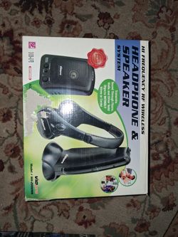 Hi frequency RF wireless headphone and speaker
