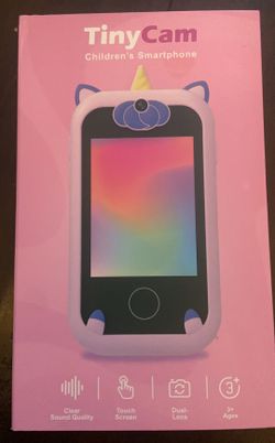 Kids Smart Phone For Girls Unicorns Gifts For Girls Toys 8-10 Years Old  Phone Touchscreen Learning Toy Christmas Birthday Gifts For 3 4 5 6 7 8 9  Year Old Girls With 512MB SD Card