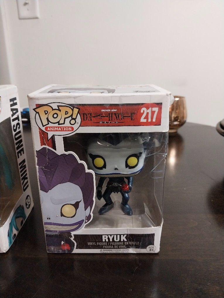 Funko Pop (Ryuk #217)Pop Animation In Box