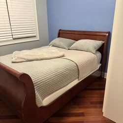 Full Size Bed Set with Box Spring&Mattress 