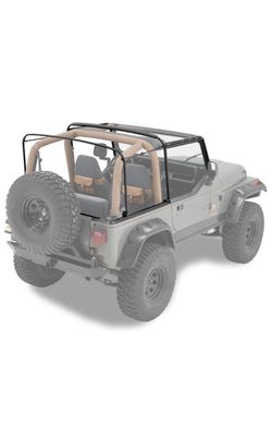 Complete Soft Top Hardware Frame Bow Kit for 1(contact info removed) Jeep Wrangler YJ USED