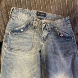 Aeropostale jeans low rise flares