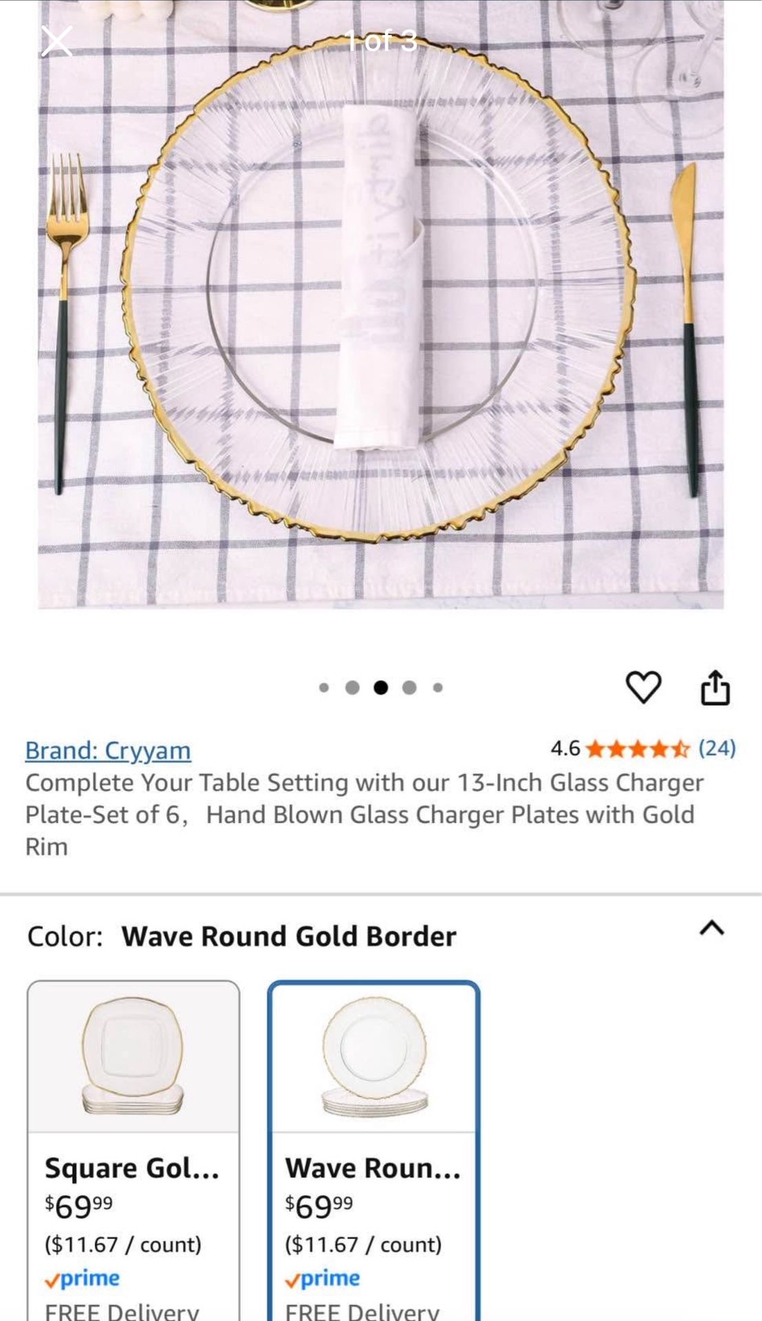 Plate Chargers