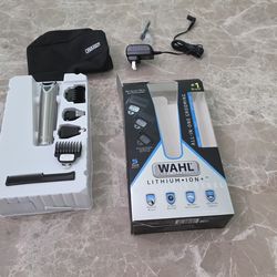 WAHL TRIMMER / SHAVER WITH BUNCH OF NEW SEALED ACCESSORIES