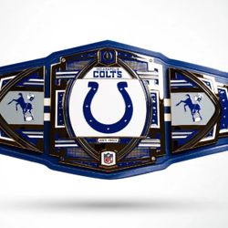 Colts WWE Heavyweight Belt Signed