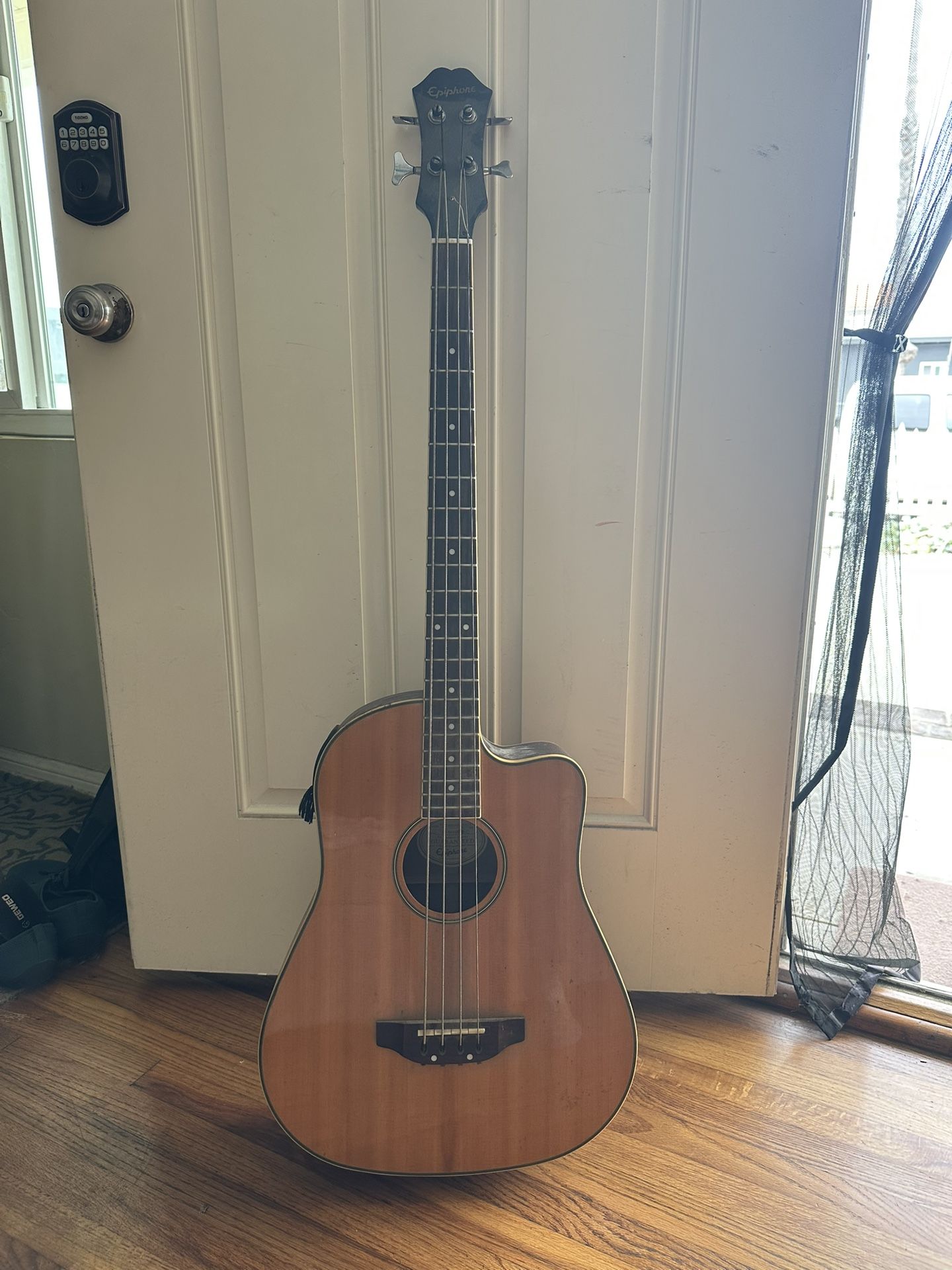 Acoustic Electric Bass Guitar