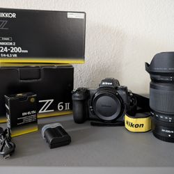 Nikon Z6 II Mirrorless Camera + Nikon Z 24-200mm f/4-6.3 VR Lens