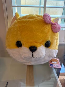 Big Amuse dog head plush