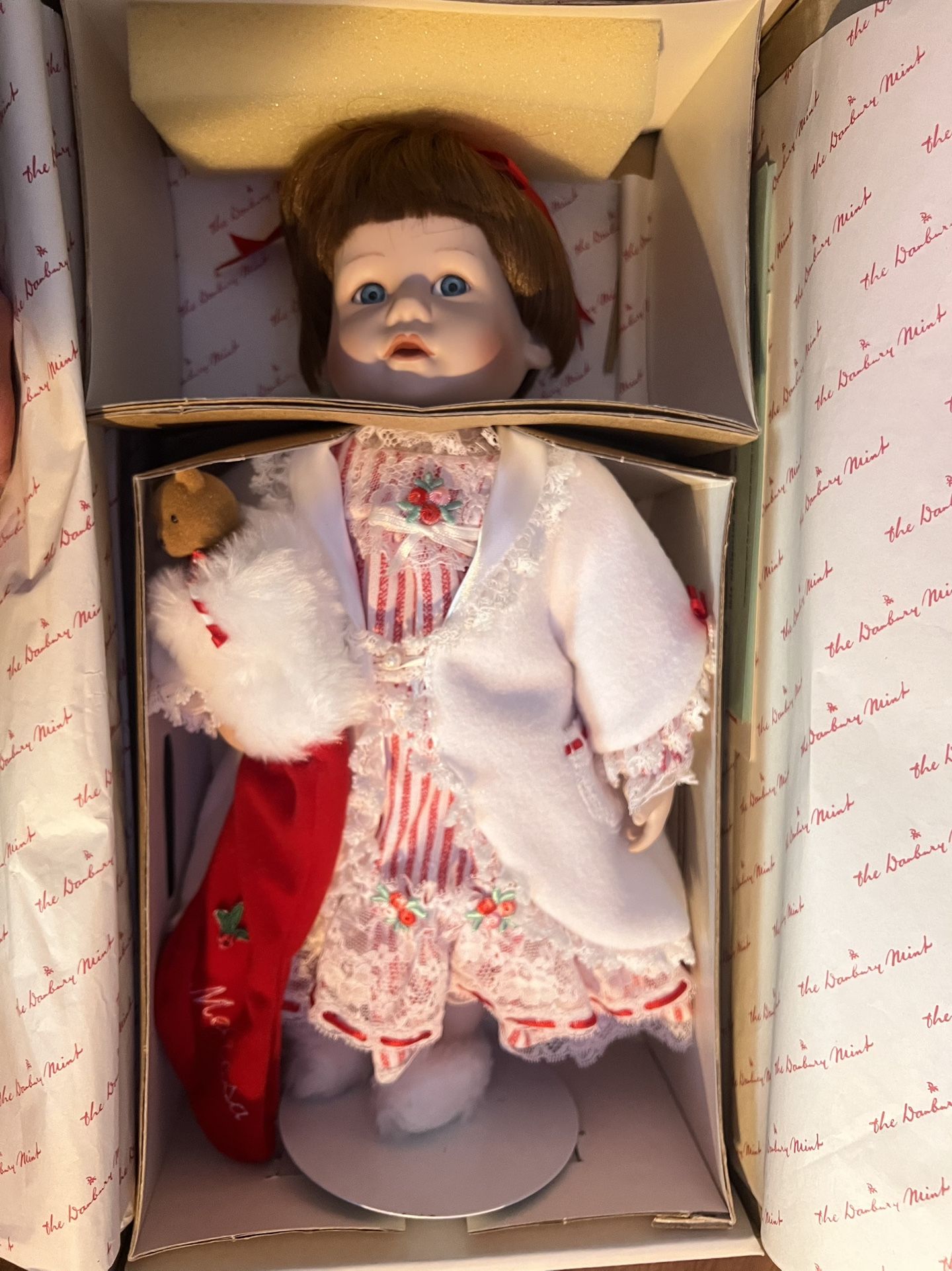 Vintage porcelain doll