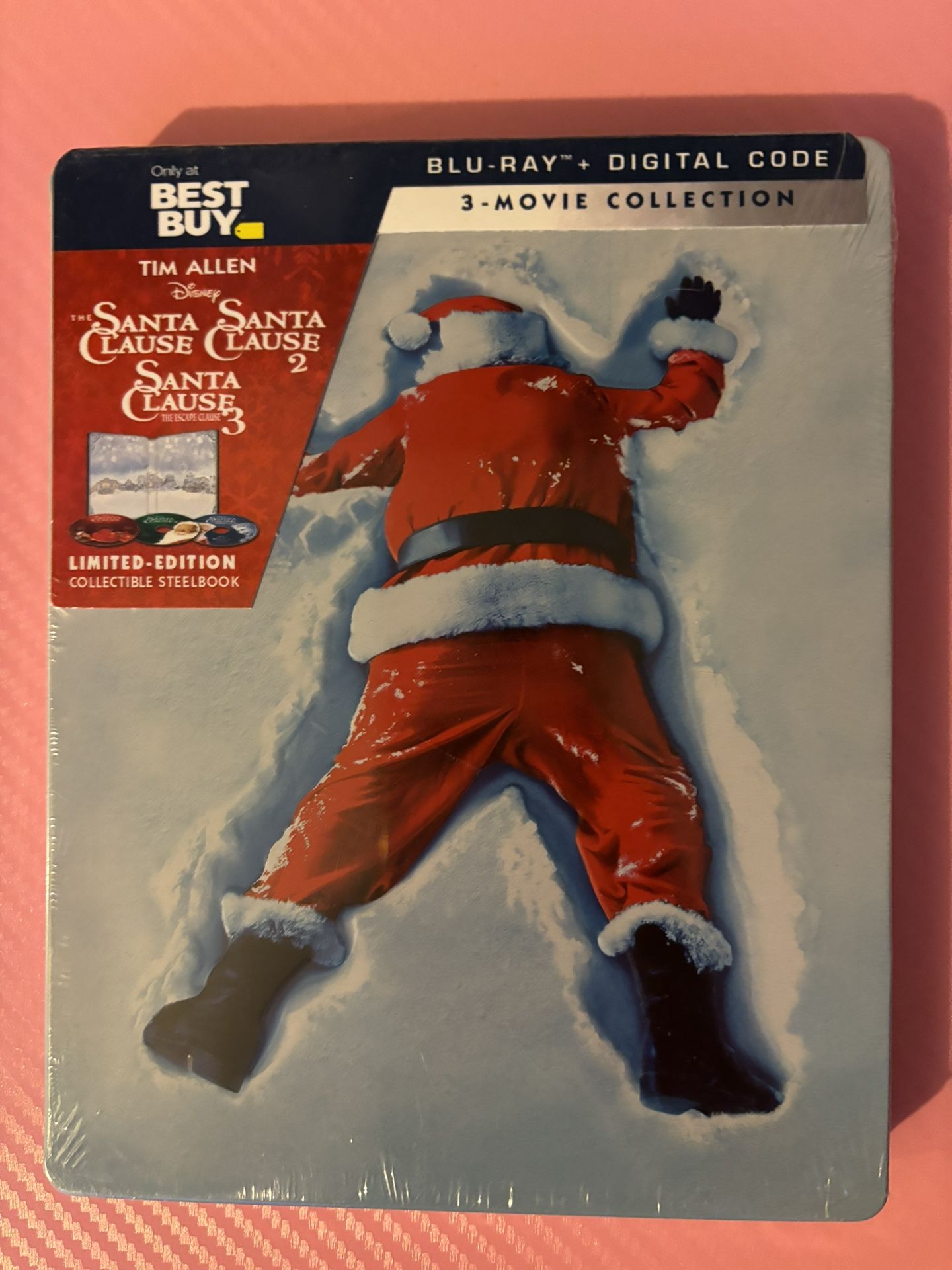The Santa Clause: 3-Movie Collection Blu-ray + Digital Steelbook