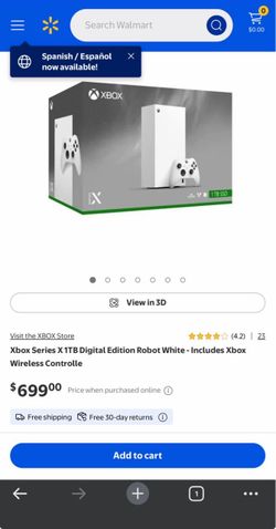 Xbox Series X 1TB Digital Edition Robot White