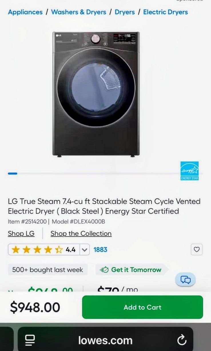LG Dryer 
