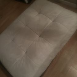 Off White Ottoman Suede Fabric