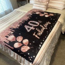 40 & Fabulous Birthday Decorations