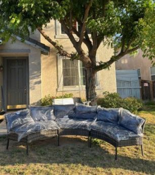 🚚🆕 Brown Patio Furniture Set Curved Patio Set Brand New In The Box Two Colors Available Patio Furniture Brand New 🚚🆕🆕🚚