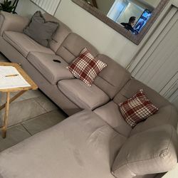 Beige Sectional $100