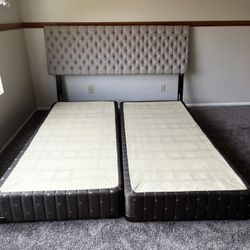 Free TV Stand, Box Springs, Headboard, And Bed Frame