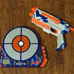 Nerf Elite Digital Lights & Sounds Target Bundle