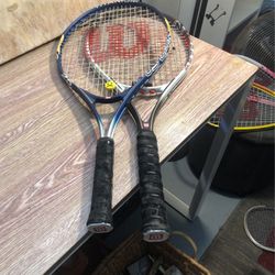 Tennis ball rackets