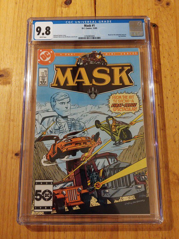 Mask #1 CGC 9.8 Animated Kenner Toy Adaptation *#1 In A 4 PART MINI SERIES*