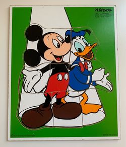 VINTAGE DISNEY MICKEY PLAYSKOOL PUZZLE