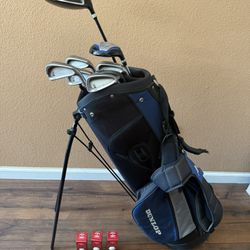 Golf Set Bundle w/Golf Bag + Golf Balls 