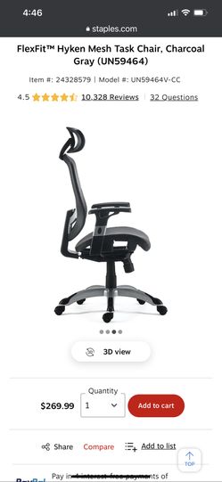 FlexFit Hyken Mesh Task office Chair for Sale in Monrovia CA