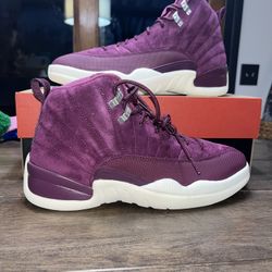 New Jordan 12, Bordeaux Size 10