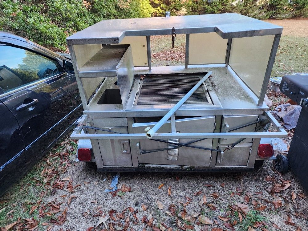 Hot Dog Stand With Grill