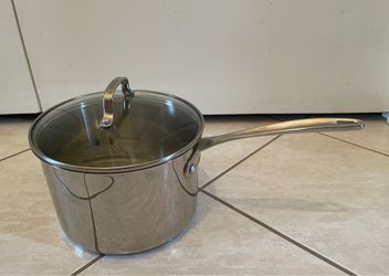 Cuisinart 4.5 Qt Stainless Steel Saucepan with Glass Lid Pot # 71945-20SH-1 4.2L