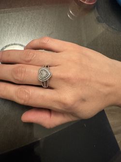 Heart Ring Size 7 Sterling Silver