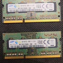 SamSung 4GB 1Rx8 Notebook/Laptop Ram